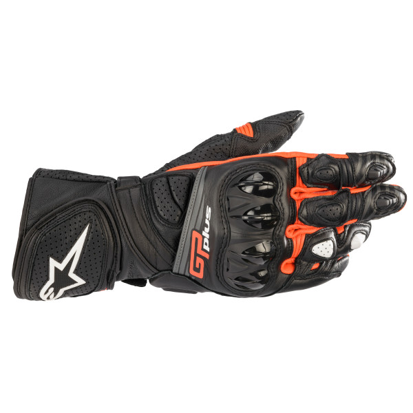Alpinestars Alpinestars gp plus r v2 gloves black red fluo